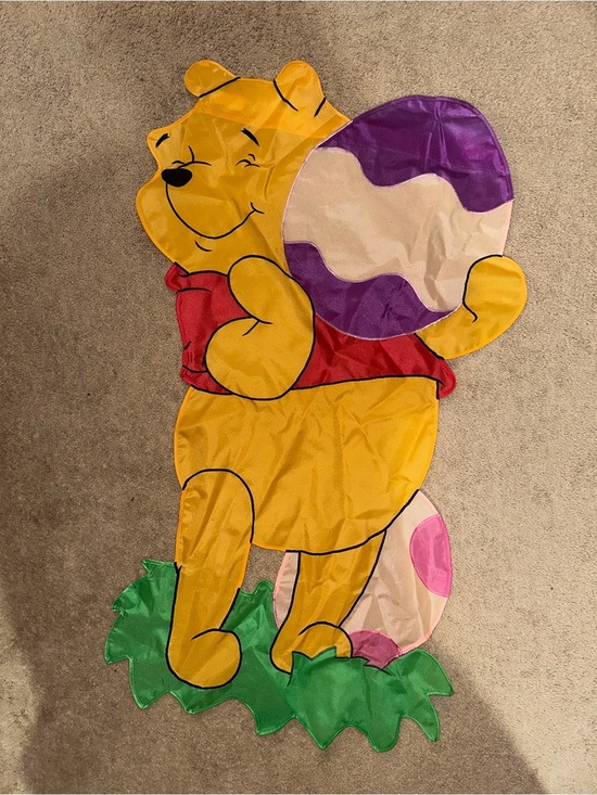 Winnie-the-Pooh Other - 1998 Disney Winnie the Pooh 100 acre Easter Egg Flag